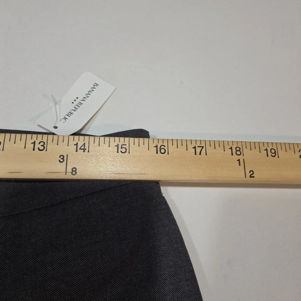 NWT Banana Republic Aiden Slim Charcoal Gray Dress Pants Mens 31x30 Stretch